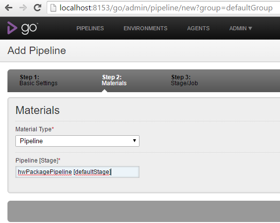 GoCD Pipeline as Material