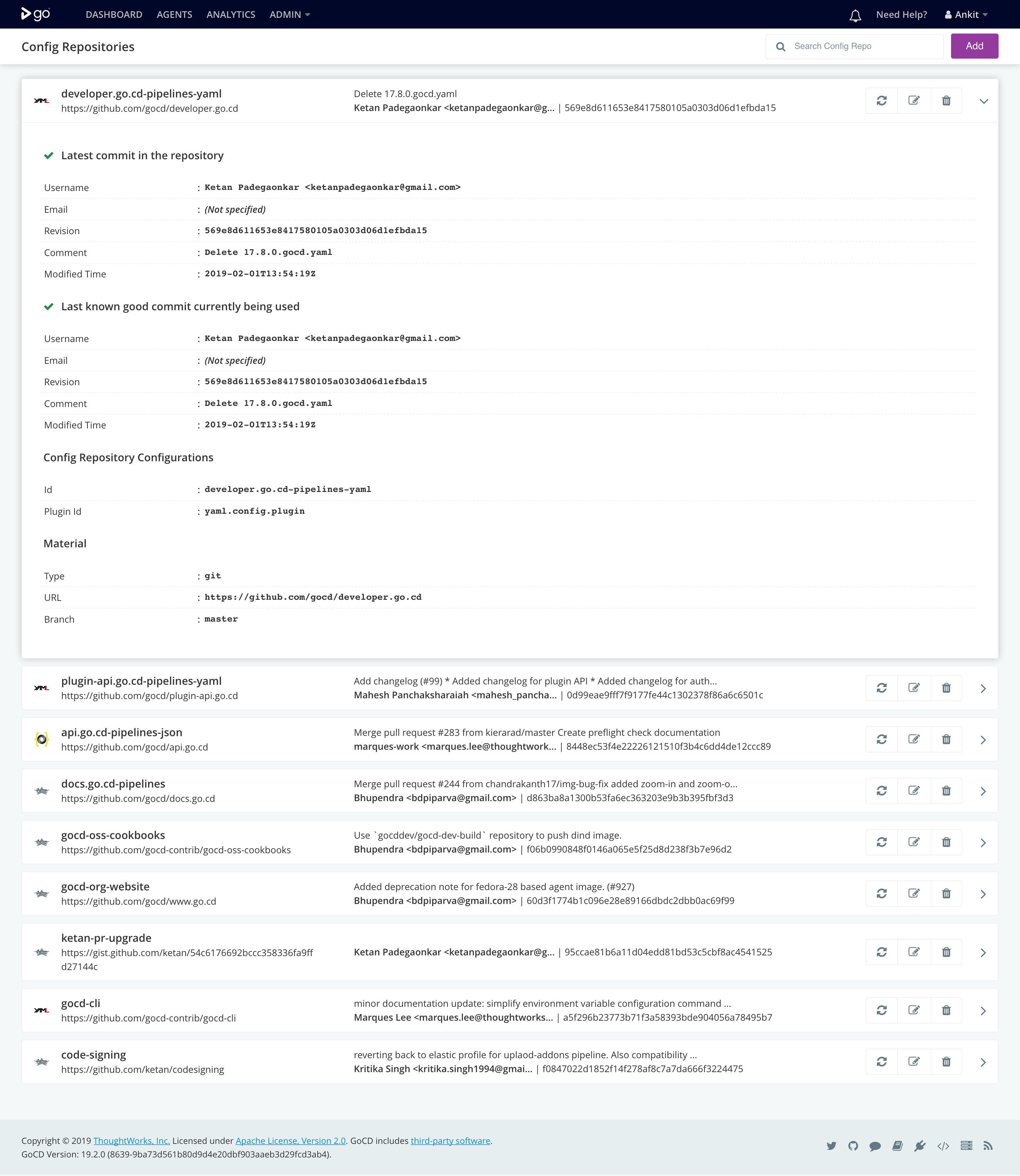 Pipelines as code page