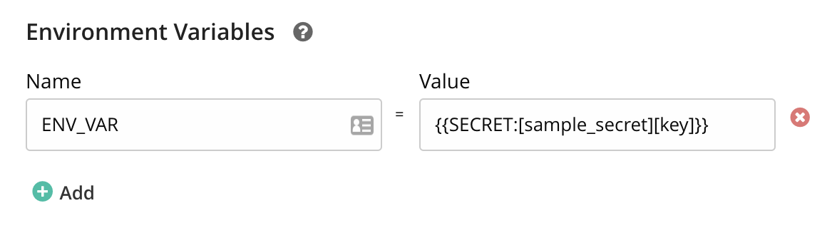 “Environment variables”