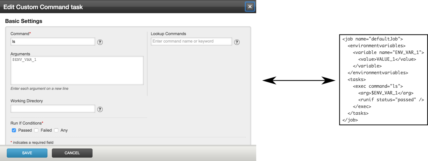 Figure 1: Wrong usage of environment variable